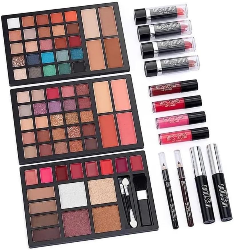 Miss Young Professional Makeup Kit Sets - Wide Range Of Combinations To Chose From! (Set of 88 Pcs)