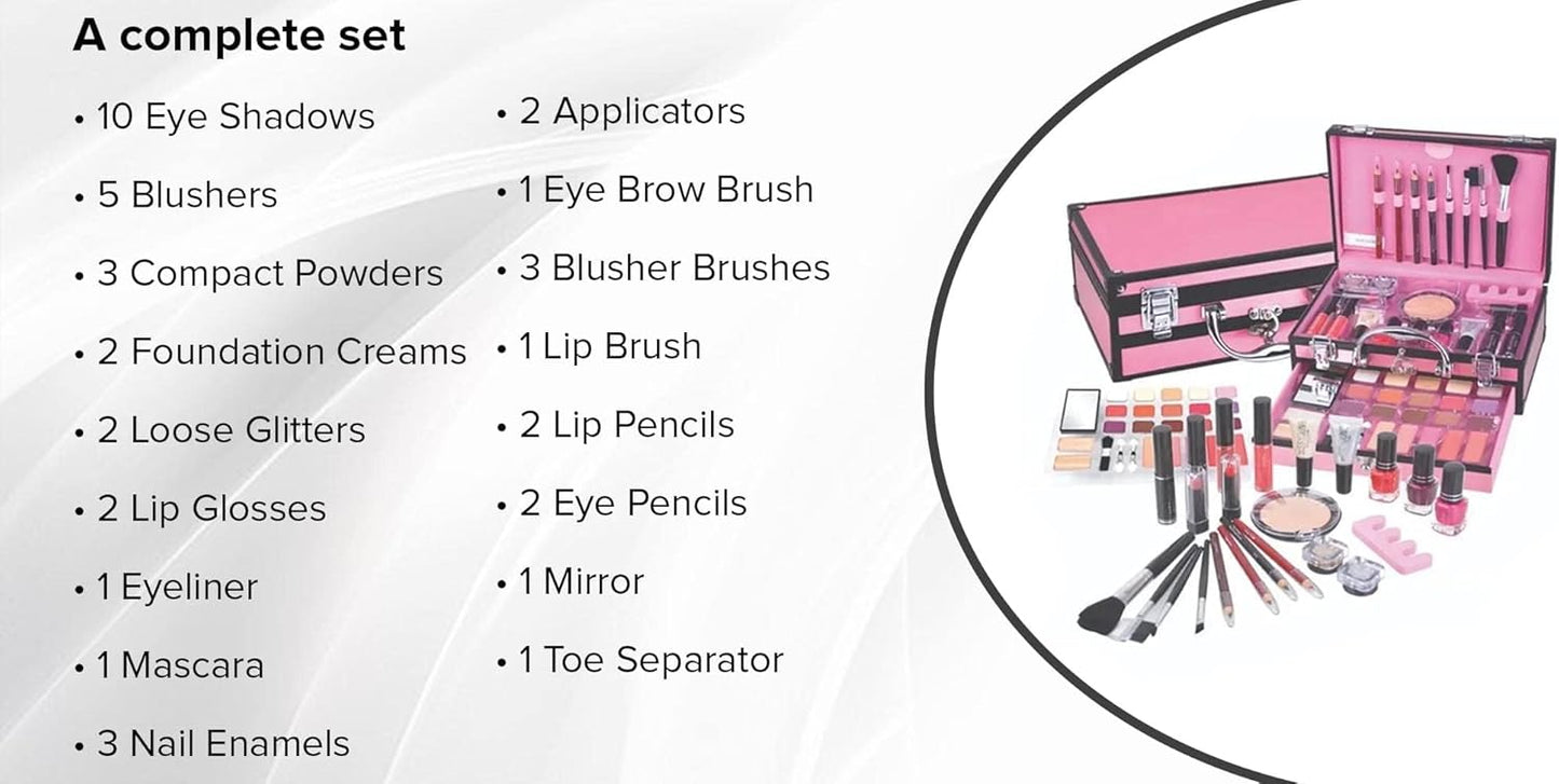 Miss Young Professional Makeup Kit Sets - Wide Range Of Combinations To Chose From! (Set of 42 Pcs)